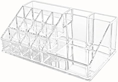 Acrylic Lipstick Lip Gloss Holder Face Foundations Concealer Storage Makeup Eye Shadow Blush Vanity Case