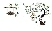 Huge Jungle Forest Monkey Climbing on Tree Monkey Wall Decal Nursery Wall Decal