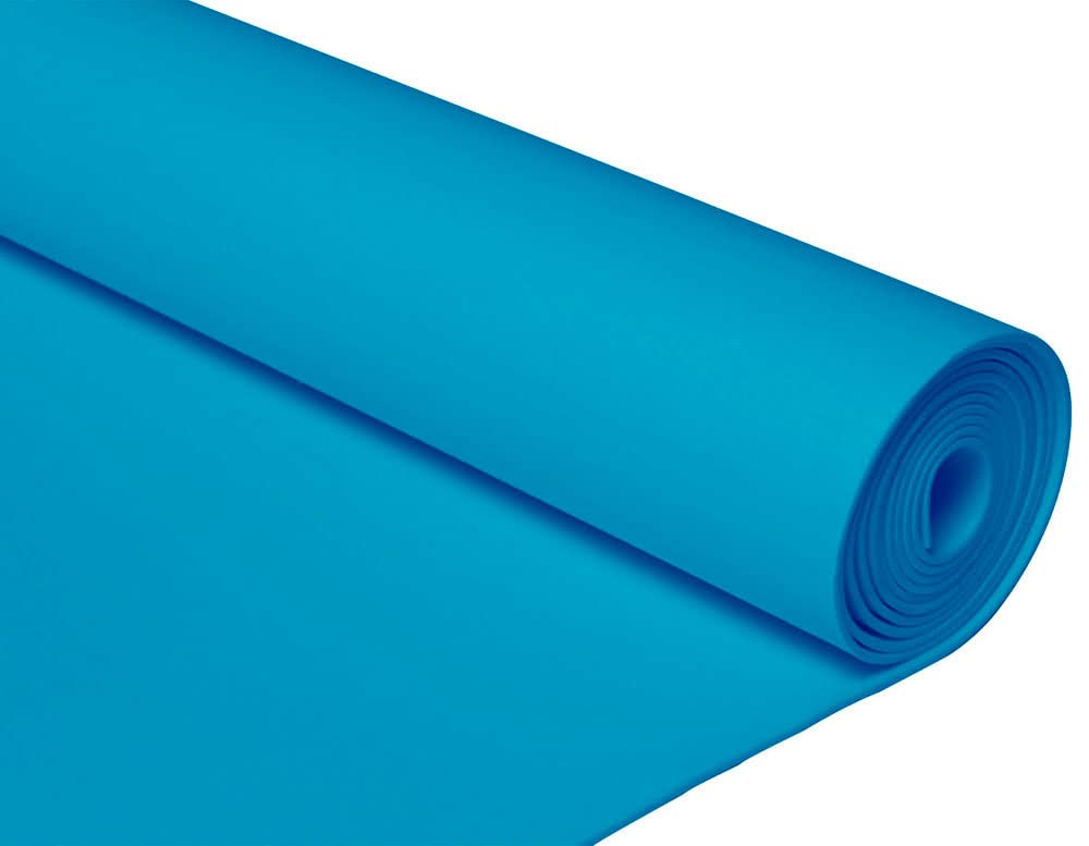 INNSPIRO EVA Rubber Blue roll 100x200cm.x2mm. Material widely Used for Crafts and Decoration