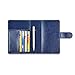ACdream Passport Holder Cover, PU Leather Travel Wallet Case, RFID Blocking Document Organizer Protecrtor, with Slots for Credit Cards, Boarding Pass, for Women and Men - Dark Blue