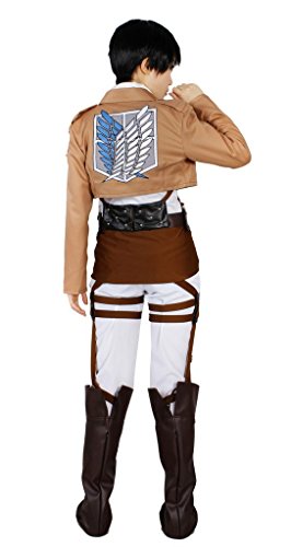 MILICA BOOKS Attack on Titan Survey Corps Captain Levi Cosplay Costume-Size M - Image 3