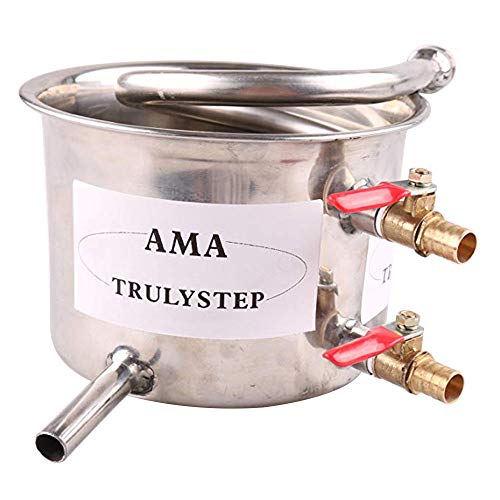 New 3 Pots DIY Home Distiller Alcohol Moonshine Ethanol Still Spirits Boiler Wine Water Essential Oils Making Brewing Kit (Stainless Steel, 20 Litres / 5 Gallon) - Thumbnail 4