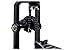 Griffin Remote Hi-Hat Pedal (QuickAction X Series) with Auxiliary 6FT Cable – Heavy-Duty Drum Hardware Kit with Key, Cymbal Stand Holder Mount