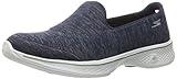 Skechers Performance Women's Go Walk 4 Achiever Walking Shoe,Navy/White,8.5 M US
