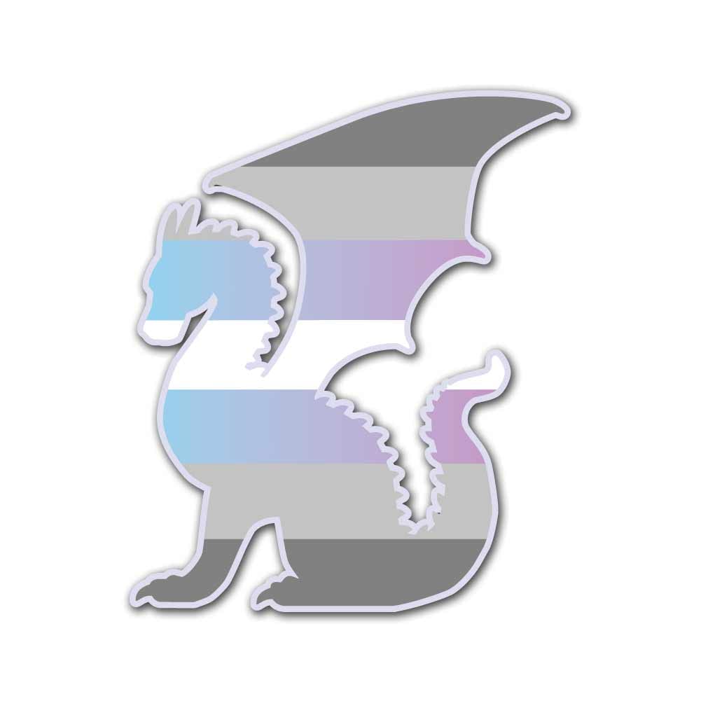 Dark Spark Decals LGBTQIA+ Pride LibraFluid/Flux