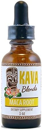 Happy Kava Brand Kava and Maca Root Liquid Extract Tincture 6% Kavalactone | Kava Kava Root with Nutritional Maca Drops | Herbal Supplement for Overall Wellness, Stress Relief 1oz