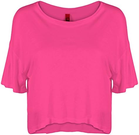 Women's Casual Basic Flowy Crop Top