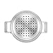 Circulon Accessories Stainless Steel Pasta/Steamer Insert with Lid, 20 CM, Silver