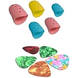40 Stück Gitarren-Silikon-Fingerschutz, Farbige Fi Produktbild-Vorschau 2