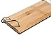 Unique Bamboo Baguette Bread Flipping Board - Hardwood Dough Transfer Peel with Leather Handle for Professional & Home Baker By O'Delice Bakery