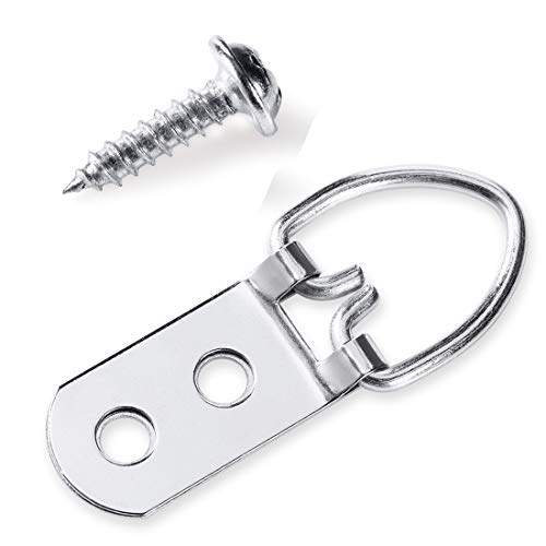 FUCAS D Ring Picture Hangers Heavy Duty Hanging Picture Frame Hangers