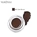 VERONNI Eyebrow Cream,Eyebrow Color Long Lasting Waterproof Eyebrow Pomade Gel,Eyebrows Enhancers Smooth Eye Brow Makeup 0.75oz（#01 Dark Brown)）