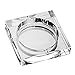 Amlong Crystal Large Square Crystal Ashtray with Gift Box, 6 x 6 inch (150mm X150mm), Clear