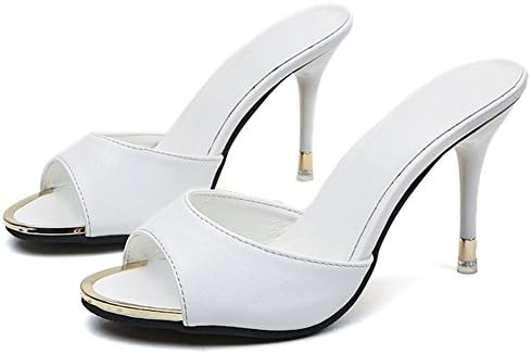 Womens High Heeled Sandals Slippers Mules Shoes Womens Pumps