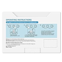BONSEN Paper Shredder Sharpening & Lubricant