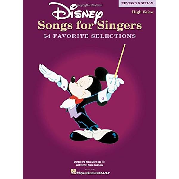 Disney Songs For Singers Edition High Voice Hal Leonard Corp Books Amazon Com