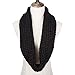 TheFine Unisex Womens Thick Ribbed Knit Winter Infinity Circle Loop Scarf
