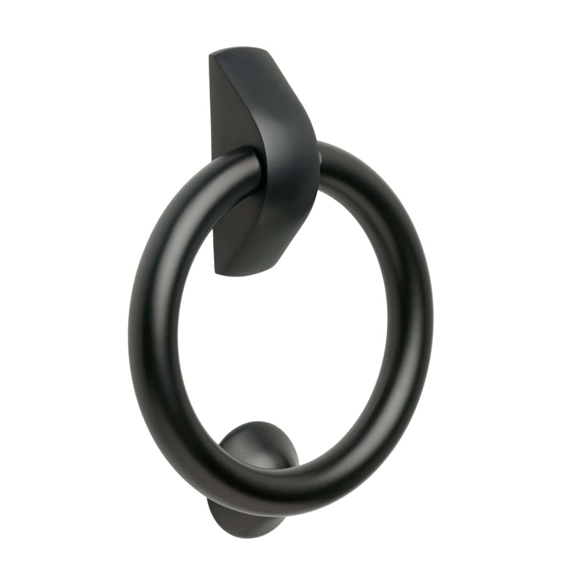 Hardware Solutions - Ring Door Knocker - Matt Black - 110 x 143mm