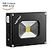 Portable Work Light: LOFTEK Outdoor LED Pocket Floodlight with 4000mAh USB Rechargeable Power Bank Function, Waterproof, 500lm, Black