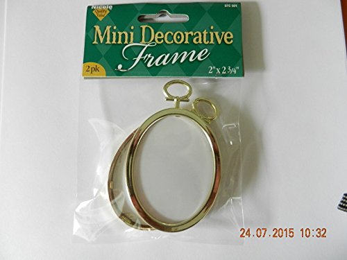 Nicole Mini Decorative Frame Oval Shaped