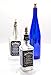 Kentucky Home Spade and Sprout: Tabletop Wine Bottle Tiki Torch Kit - Long Lasting Fiberglass Wicks with Brass Wick Holders - 3 Pack - Ideal for DIY Outdoor Porch Decor, Garden Decor and Patio Tables