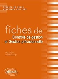 Fiches de contrôle de gestion et gestion prévisionnelle