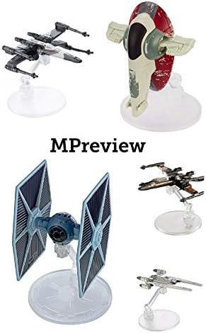 Hot Wheels Star Wars Starship Set (5-Pack) Includes: Boba Fett's Slave 1
