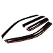 Auto Dynasty Compatible with Chevy Colorado/GMC Canyon 4pcs in-Channel Window Visor Deflector Rain Guard