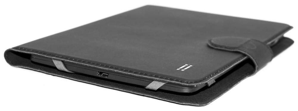 aiino - Daily Case for Kobo & Kindle 6 from 6.8" to 8", Silicone Interior, Magnetic Claps, Designed for Amazon Kindle & Kobo e-Readers, Protective Case, e-Reader Accessories - Black