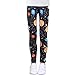 LUOUSE Girls Stretch Leggings Tights Kids Pants Plain Full Length Children Trousers, Age 4-13 Years