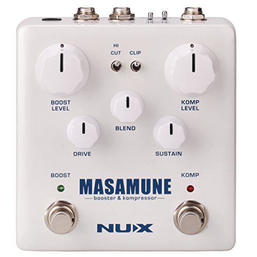 NUX Masamune Guitar Analog Compressor and Booster Pedal