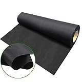 Agfabric 3x100ft Non Woven Weed Barrier Fabric Landscape Heavy Non-Woven Ground Cover for Gardening Mat and Raised Bed, Weed Control