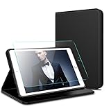 iPad Pro 10.5 Case, Premium Leather Business Ultra Slim Lightweight Shockproof Smart Case with Auto Wake/ Sleep for Apple iPad Pro 10.5 Inch 2017 Version (Black)