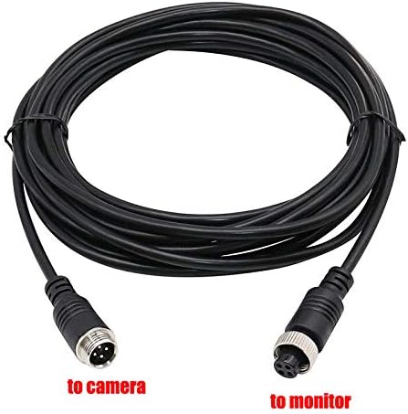 HUACANG 10M 33ft 4 Pin Aviation Extention Cable Waterproof for 4Pin Monitor Truck Van Trailer CCD Reversing Rear View Camera - Image 5
