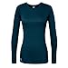 Adar Womens Comfort Long Sleeve T-Shirt Underscrub Tee - 2900 - Caribbean Blue - S