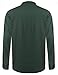 Coofandy Mens Scottish White Jacobite Ghillie Kilt Shirt (XXL, Deep Green)