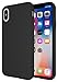 Diztronic iPhone X/XS Case, Full Matte Soft Touch Slim-Fit Flexible TPU Case for Apple iPhone X/XS (Black)