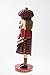 Clever Creations Traditional Wooden Scottish Red Soldier with Bagpipes Collectible Nutcracker, Festive Christmas Décor, Perfect for Shelves and Tables, 100% Wood