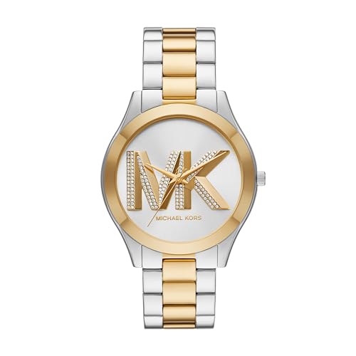 Michael Kors Slim Runway Women's Watch, Stainless Steel Bracelet Watch for Women