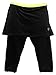 Skirt with legging attached (SKORT Run Small ) Black and bright colors