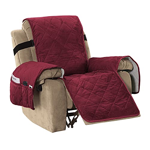 Thick Velvet Quilted Recliner Covers for Recliner Chair Covers