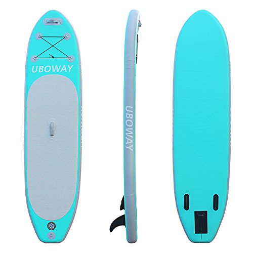 Uboway Inflatable Stand Up Paddle Board 6 inch Thick iSUP with Adjustable Paddle, Backpack, Pump