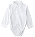 Littlest Prince Couture Infant/Toddler/Youth Long Sleeve White Dress Shirt Bodysuit 12 Months