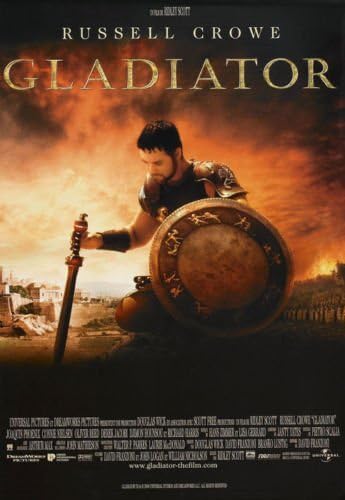 Tomorrow sunny 24X36 inch Art Silk Poster-GLADIATOR - FRENCH STYLE MOVIE POSTER / SPRAY PAINTING