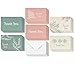 BEST PAPER GREETINGS 48 Thank You Notes Set - 4 x 6 In, Multicolor Floral Prints & Envelopes - Sage, Pink & Cream Accents for Wedding, Baby Shower & Business Thank You