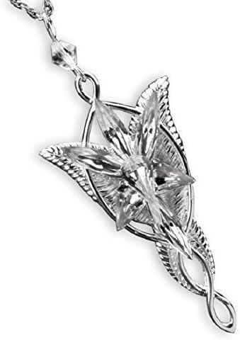 Birthday of Venus Lord of the Rings silver accessories fashion pendant Party Cosplay goods father of Lord of the Rings Arwen necklace replica dedicated polishing tool with elf Aragorn The Lord of the