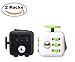 2PC X Fidget Cube Relieves Stress And Anxiety for Children and Adults Black (03 )