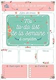 Ma to-do list de la semaine à compléter by