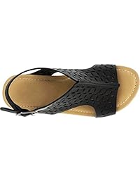 Cambridge Select - Sandalias de corcho para mujer con diseño de cuña