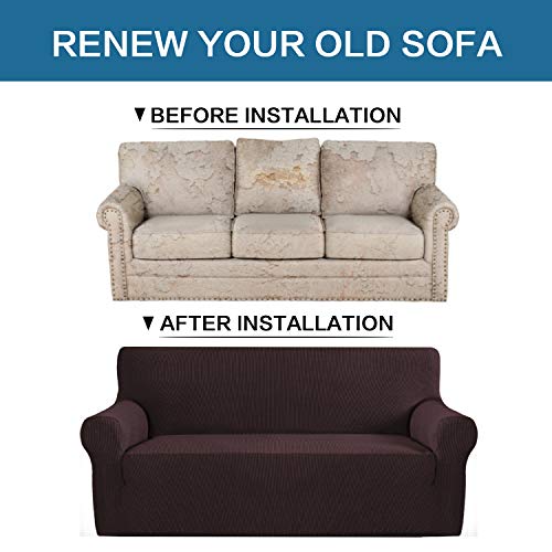 H.VERSAILTEX Stretch Sofa Cover 1 Piece Skid Resistance Furniture